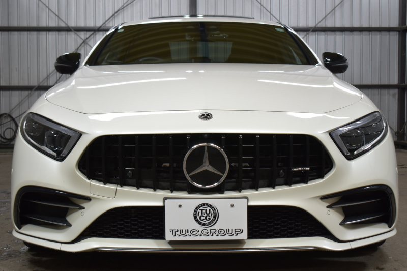 AMG CLSクラス CLS53 4ﾏﾁｯｸ+ ﾚｰﾀﾞｰｾｰﾌﾃｨP 右H 3.0ﾘｯﾀｰ/435馬力 ISG搭載 MEｺﾈｸﾄ ｺﾗﾑ9速 4WD 1ｵｰﾅｰ ｶﾞﾗｽｻﾝﾙｰﾌ ﾋｰﾀｰｸｰﾗｰ黒革 ﾃﾞｨｽﾄﾛ BSM Lﾁｪﾝｼﾞ AMGｴｱﾛ20AW ｷｰﾚｽGO PTS ﾌﾞﾙﾒｽﾀｰ HUD ﾌｯﾄｹﾞｰﾄ LEDﾍｯﾄﾞﾗｲﾄ 地ﾃﾞｼﾞﾅﾋﾞ 360ｶﾒﾗ 2年保証