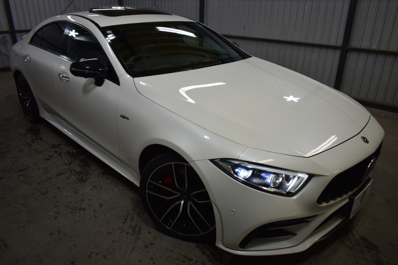 AMG CLSクラス CLS53 4ﾏﾁｯｸ+ ﾚｰﾀﾞｰｾｰﾌﾃｨP 右H 3.0ﾘｯﾀｰ/435馬力 ISG搭載 MEｺﾈｸﾄ ｺﾗﾑ9速 4WD 1ｵｰﾅｰ ｶﾞﾗｽｻﾝﾙｰﾌ ﾋｰﾀｰｸｰﾗｰ黒革 ﾃﾞｨｽﾄﾛ BSM Lﾁｪﾝｼﾞ AMGｴｱﾛ20AW ｷｰﾚｽGO PTS ﾌﾞﾙﾒｽﾀｰ HUD ﾌｯﾄｹﾞｰﾄ LEDﾍｯﾄﾞﾗｲﾄ 地ﾃﾞｼﾞﾅﾋﾞ 360ｶﾒﾗ 2年保証