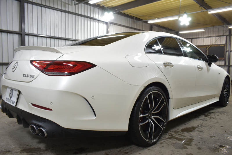 AMG CLSクラス CLS53 4ﾏﾁｯｸ+ ﾚｰﾀﾞｰｾｰﾌﾃｨP 右H 3.0ﾘｯﾀｰ/435馬力 ISG搭載 MEｺﾈｸﾄ ｺﾗﾑ9速 4WD 1ｵｰﾅｰ ｶﾞﾗｽｻﾝﾙｰﾌ ﾋｰﾀｰｸｰﾗｰ黒革 ﾃﾞｨｽﾄﾛ BSM Lﾁｪﾝｼﾞ AMGｴｱﾛ20AW ｷｰﾚｽGO PTS ﾌﾞﾙﾒｽﾀｰ HUD ﾌｯﾄｹﾞｰﾄ LEDﾍｯﾄﾞﾗｲﾄ 地ﾃﾞｼﾞﾅﾋﾞ 360ｶﾒﾗ 2年保証