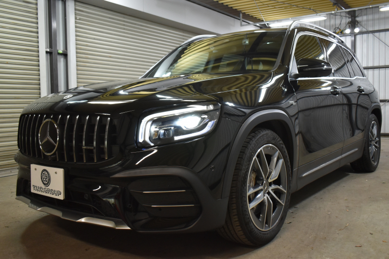 AMG GLB MercedesAMG GLB35 4ﾏﾁｯｸ AMGｱﾄﾞﾊﾞﾝｽﾄﾞ＆ﾊﾟﾌｫｰﾏﾝｽP ﾚｰﾀﾞｰｾｰﾌﾃｨP 8速 ﾊﾟﾉﾗﾏｻﾝﾙｰﾌ ﾋｰﾀｰ黒/赤革 対話式ﾅﾋﾞ ﾃﾞｨｽﾄﾛ BSM Lｷｰﾌﾟ AMGｴｱﾛ19AW ｷｰﾚｽGO PTS HUD  地ﾃﾞｼﾞﾅﾋﾞ 360ｶﾒﾗ 2年保証