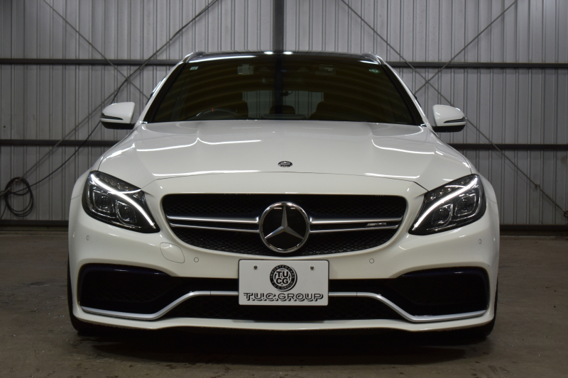 AMG Cクラス C63Sﾜｺﾞﾝ ﾚｰﾀﾞｰｾｰﾌﾃｨP V8ﾂｲﾝﾀｰﾎﾞ/510馬力 右ﾊﾝﾄﾞﾙ ﾊﾟﾉﾗﾏｻﾝﾙｰﾌ 専用19AW AMGﾊﾟﾌｫｰﾏﾝｽ/赤黒革ｼｰﾄ/ｽﾃｱﾘﾝｸﾞ/ｴｸﾞｿﾞｰｽﾄ ﾌﾞﾙﾒｽﾀｰ HUD ｴｱﾊﾞﾗﾝｽP ﾃﾞｨｽﾄﾛﾆｯｸ ﾌﾞﾗｲﾝﾄﾞS ﾚｰﾝｷｰﾌﾟ ﾅﾋﾞTV Bｶﾒﾗ ﾌｯﾄｹﾞｰﾄ ｷｰGO 2年保証
