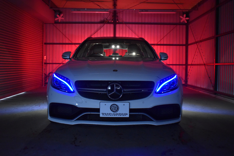 AMG Cクラス C63Sﾜｺﾞﾝ ﾚｰﾀﾞｰｾｰﾌﾃｨP V8ﾂｲﾝﾀｰﾎﾞ/510馬力 右ﾊﾝﾄﾞﾙ ﾊﾟﾉﾗﾏｻﾝﾙｰﾌ 専用19AW AMGﾊﾟﾌｫｰﾏﾝｽ/赤黒革ｼｰﾄ/ｽﾃｱﾘﾝｸﾞ/ｴｸﾞｿﾞｰｽﾄ ﾌﾞﾙﾒｽﾀｰ HUD ｴｱﾊﾞﾗﾝｽP ﾃﾞｨｽﾄﾛﾆｯｸ ﾌﾞﾗｲﾝﾄﾞS ﾚｰﾝｷｰﾌﾟ ﾅﾋﾞTV Bｶﾒﾗ ﾌｯﾄｹﾞｰﾄ ｷｰGO 2年保証