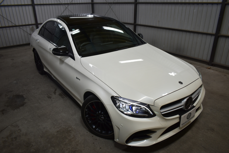 AMG Cクラス C43 4ﾏﾁｯｸ  ﾚｰﾀﾞｰｾｰﾌﾃｨP 後期型 3.0ﾘｯﾀｰV6ﾂｲﾝﾀｰﾎﾞ ﾊﾟﾉﾗﾏｻﾝﾙｰﾌ 革 ﾌﾞﾙﾒｽﾀｰｻｳﾝﾄﾞ 液晶ﾒｰﾀｰ HUD ｴｱﾊﾞﾗﾝｽP ﾌｯﾄﾄﾗﾝｸ ｴｱﾛ19AW LEDﾍｯﾄﾞﾗｲﾄ ﾃﾞｨｽﾄﾛ ﾌﾞﾗｲﾝﾄﾞS ﾚｰﾝｷｰﾌﾟ ﾅﾋﾞTV Bｶﾒﾗ 2年保証