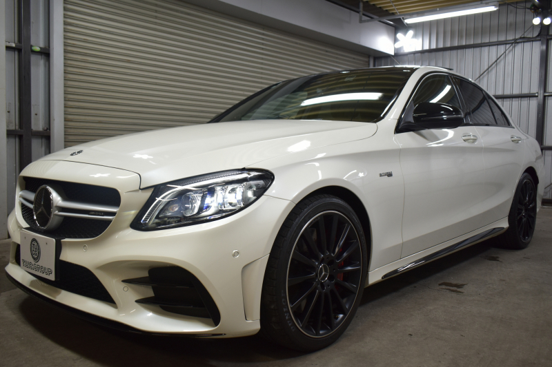 AMG Cクラス C43 4ﾏﾁｯｸ  ﾚｰﾀﾞｰｾｰﾌﾃｨP 後期型 3.0ﾘｯﾀｰV6ﾂｲﾝﾀｰﾎﾞ ﾊﾟﾉﾗﾏｻﾝﾙｰﾌ 革 ﾌﾞﾙﾒｽﾀｰｻｳﾝﾄﾞ 液晶ﾒｰﾀｰ HUD ｴｱﾊﾞﾗﾝｽP ﾌｯﾄﾄﾗﾝｸ ｴｱﾛ19AW LEDﾍｯﾄﾞﾗｲﾄ ﾃﾞｨｽﾄﾛ ﾌﾞﾗｲﾝﾄﾞS ﾚｰﾝｷｰﾌﾟ ﾅﾋﾞTV Bｶﾒﾗ 2年保証