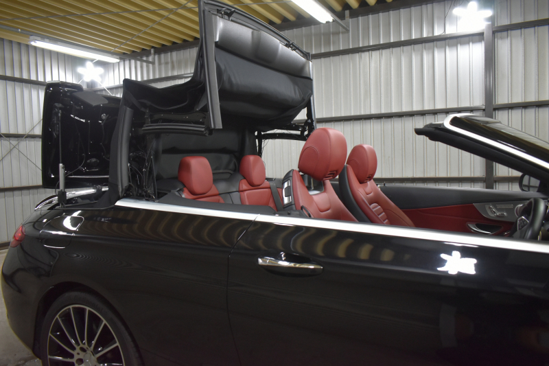 AMG Cクラス C43 4ﾏﾁｯｸ ｶﾌﾞﾘｵﾚ ﾚｰﾀﾞｰｾｰﾌﾃｨP 3.0ﾘｯﾀｰV6ﾂｲﾝﾀｰﾎﾞ 赤革/黒幌 ﾌﾞﾙﾒｽﾀｰ ｴｱﾊﾞﾗﾝｽP ｴｱｽｶｰﾌ ｴｱｷｬｯﾌﾟ ｴｱﾛ19AW ﾃﾞｨｽﾄﾛﾆｯｸ ﾌﾞﾗｲﾝﾄﾞｽﾎﾟｯﾄ ﾚｰﾝｷｰﾌﾟ ﾅﾋﾞTV ﾊﾞｯｸｶﾒﾗ ｷｰﾚｽｺﾞｰ 2年保証