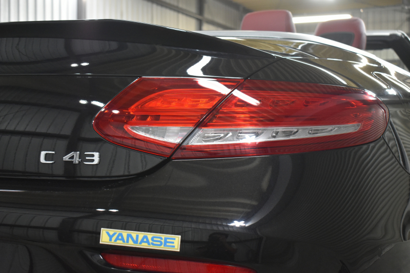 AMG Cクラス C43 4ﾏﾁｯｸ ｶﾌﾞﾘｵﾚ ﾚｰﾀﾞｰｾｰﾌﾃｨP 3.0ﾘｯﾀｰV6ﾂｲﾝﾀｰﾎﾞ 赤革/黒幌 ﾌﾞﾙﾒｽﾀｰ ｴｱﾊﾞﾗﾝｽP ｴｱｽｶｰﾌ ｴｱｷｬｯﾌﾟ ｴｱﾛ19AW ﾃﾞｨｽﾄﾛﾆｯｸ ﾌﾞﾗｲﾝﾄﾞｽﾎﾟｯﾄ ﾚｰﾝｷｰﾌﾟ ﾅﾋﾞTV ﾊﾞｯｸｶﾒﾗ ｷｰﾚｽｺﾞｰ 2年保証