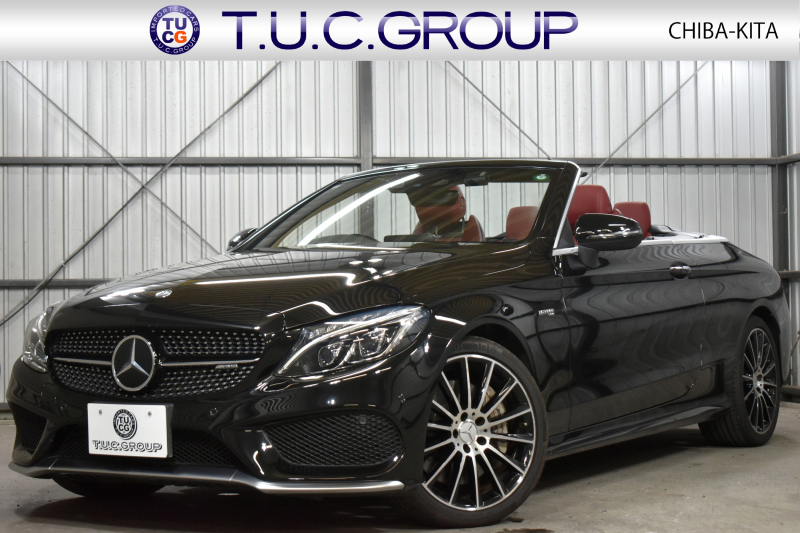 AMG Cクラス C43 4ﾏﾁｯｸ ｶﾌﾞﾘｵﾚ ﾚｰﾀﾞｰｾｰﾌﾃｨP 3.0ﾘｯﾀｰV6ﾂｲﾝﾀｰﾎﾞ 赤革/黒幌 ﾌﾞﾙﾒｽﾀｰ ｴｱﾊﾞﾗﾝｽP ｴｱｽｶｰﾌ ｴｱｷｬｯﾌﾟ ｴｱﾛ19AW ﾃﾞｨｽﾄﾛﾆｯｸ ﾌﾞﾗｲﾝﾄﾞｽﾎﾟｯﾄ ﾚｰﾝｷｰﾌﾟ ﾅﾋﾞTV ﾊﾞｯｸｶﾒﾗ ｷｰﾚｽｺﾞｰ 2年保証