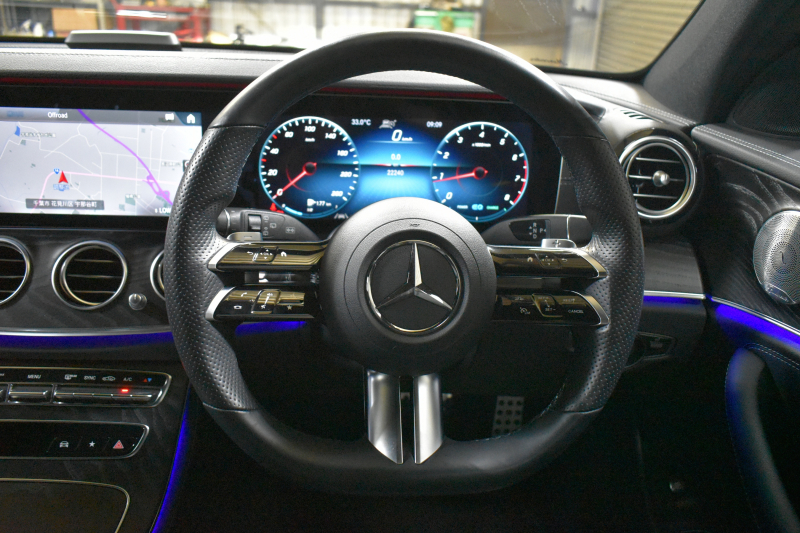 メルセデスベンツ Eクラス E200ﾜｺﾞﾝ ｽﾎﾟｰﾂ BSG搭載 ｴｸｽｸﾙｰｼﾌﾞ AMGﾗｲﾝｲﾝﾃﾘｱ ﾚｰﾀﾞｰｾｰﾌﾃｨP 後期型 MEｺﾈ 全席ﾋｰﾀｰ黒革 ACC AMGｴｱﾛ 電動ﾘｱｹﾞｰﾄ ﾍｯﾄﾞｱｯﾌﾟﾃﾞｨｽﾌﾟﾚｲ ﾌﾞﾙﾒｽﾀｰS 地ﾃﾞｼﾞ360ｶﾒﾗ 2年保証
