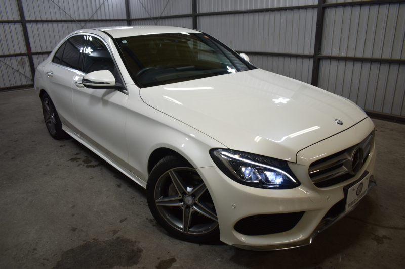 メルセデスベンツ Cクラス C200AVG AMGﾗｲﾝ ﾚｻﾞｰｴｸｽｸﾙｰｼﾌﾞ ﾚｰﾀﾞｰｾｰﾌﾃｨP 2年保証 高出力Eg ﾋｰﾀｰ黒本革  ﾃﾞｨｽﾄﾛﾆｯｸ ﾌﾞﾗｲﾝﾄﾞS ｷ-ﾚｽGo AMGｴｱﾛ18AW 電動Fﾄﾗﾝｸ ﾍｯﾄﾞUPﾃﾞｨｽﾌﾟﾚｲ 地ﾃﾞｼﾞBｶﾒ