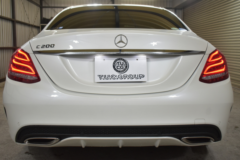 メルセデスベンツ Cクラス C200AVG AMGﾗｲﾝ ﾚｻﾞｰｴｸｽｸﾙｰｼﾌﾞ ﾚｰﾀﾞｰｾｰﾌﾃｨP 2年保証 高出力Eg ﾋｰﾀｰ黒本革  ﾃﾞｨｽﾄﾛﾆｯｸ ﾌﾞﾗｲﾝﾄﾞS ｷ-ﾚｽGo AMGｴｱﾛ18AW 電動Fﾄﾗﾝｸ ﾍｯﾄﾞUPﾃﾞｨｽﾌﾟﾚｲ 地ﾃﾞｼﾞBｶﾒ