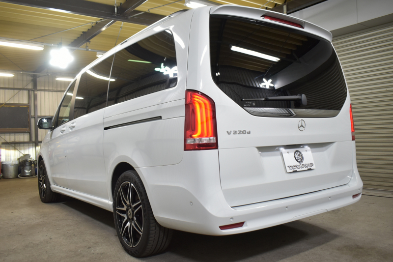 メルセデスベンツ Vクラス V220d ｱﾊﾞﾝｷﾞｬﾙﾄﾞﾛﾝｸﾞ AMGﾗｲﾝ ﾚｰﾀﾞｰP  ﾊﾟﾉﾗﾏｻﾝﾙｰﾌ  ﾌﾞﾙﾒｽﾀｰS ﾋｰﾀｰ黒革 ﾃﾞｨｽﾄﾛ BSM Lｷｰﾌﾟ AMGｴｱﾛ19AW 両側電動ｽﾗｲﾄﾞ 電動Rｹﾞｰﾄ 地ﾃﾞｼﾞ360ｶﾒﾗ 2年保証