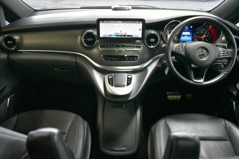 メルセデスベンツ Vクラス V220d ｱﾊﾞﾝｷﾞｬﾙﾄﾞﾛﾝｸﾞ AMGﾗｲﾝ ﾚｰﾀﾞｰP  ﾊﾟﾉﾗﾏｻﾝﾙｰﾌ  ﾌﾞﾙﾒｽﾀｰS ﾋｰﾀｰ黒革 ﾃﾞｨｽﾄﾛ BSM Lｷｰﾌﾟ AMGｴｱﾛ19AW 両側電動ｽﾗｲﾄﾞ 電動Rｹﾞｰﾄ 地ﾃﾞｼﾞ360ｶﾒﾗ 2年保証