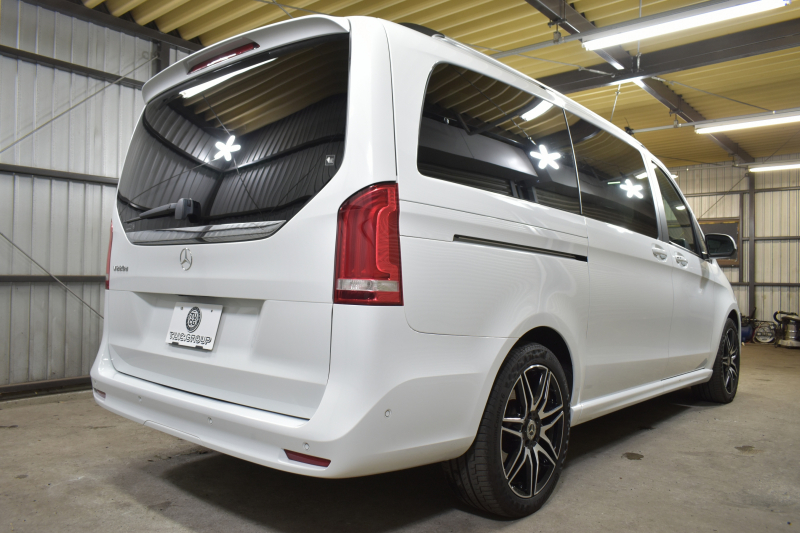 メルセデスベンツ Vクラス V220d ｱﾊﾞﾝｷﾞｬﾙﾄﾞﾛﾝｸﾞ AMGﾗｲﾝ ﾚｰﾀﾞｰP  ﾊﾟﾉﾗﾏｻﾝﾙｰﾌ  ﾌﾞﾙﾒｽﾀｰS ﾋｰﾀｰ黒革 ﾃﾞｨｽﾄﾛ BSM Lｷｰﾌﾟ AMGｴｱﾛ19AW 両側電動ｽﾗｲﾄﾞ 電動Rｹﾞｰﾄ 地ﾃﾞｼﾞ360ｶﾒﾗ 2年保証