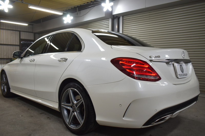 メルセデスベンツ Cクラス C180 ﾛｰﾚｳｽｴﾃﾞｨｼｮﾝ ﾚｰﾀﾞｰｾｰﾌﾃｨP 特別仕様車 前期最終型 MEｺﾈｸﾄ ｺﾗﾑ9速 ﾋｰﾀｰ黒革 ﾃﾞｨｽﾄﾛ BSM Lｷｰﾌﾟ AMGｴｱﾛ18AW ｷｰﾚｽGO PTS LEDﾍｯﾄﾞﾗｲﾄ 地ﾃﾞｼﾞﾅﾋﾞ Bｶﾒﾗ 2年保証