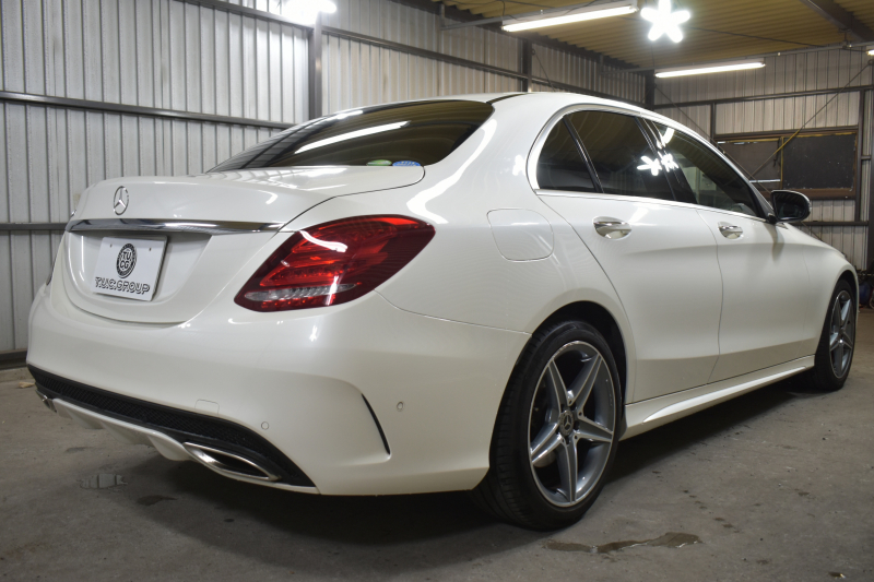 メルセデスベンツ Cクラス C180 ﾛｰﾚｳｽｴﾃﾞｨｼｮﾝ ﾚｰﾀﾞｰｾｰﾌﾃｨP 特別仕様車 前期最終型 MEｺﾈｸﾄ ｺﾗﾑ9速 ﾋｰﾀｰ黒革 ﾃﾞｨｽﾄﾛ BSM Lｷｰﾌﾟ AMGｴｱﾛ18AW ｷｰﾚｽGO PTS LEDﾍｯﾄﾞﾗｲﾄ 地ﾃﾞｼﾞﾅﾋﾞ Bｶﾒﾗ 2年保証