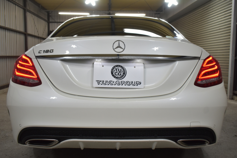 メルセデスベンツ Cクラス C180 ﾛｰﾚｳｽｴﾃﾞｨｼｮﾝ ﾚｰﾀﾞｰｾｰﾌﾃｨP 特別仕様車 前期最終型 MEｺﾈｸﾄ ｺﾗﾑ9速 ﾋｰﾀｰ黒革 ﾃﾞｨｽﾄﾛ BSM Lｷｰﾌﾟ AMGｴｱﾛ18AW ｷｰﾚｽGO PTS LEDﾍｯﾄﾞﾗｲﾄ 地ﾃﾞｼﾞﾅﾋﾞ Bｶﾒﾗ 2年保証