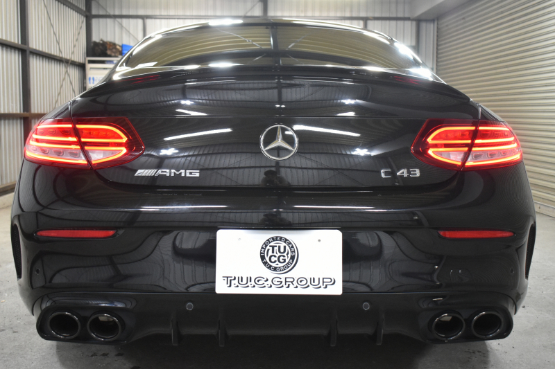 AMG Cクラス C43 4M ｸｰﾍﾟ ﾚｰﾀﾞｰｾｰﾌﾃｨP 後期 390馬力 ﾌﾞﾙﾒｽﾀｰ MEｺﾈｸﾄ ﾊﾟﾉﾗﾏｻﾝﾙｰﾌ ﾋｰﾀｰ赤革 ﾃﾞｨｽﾄﾛ BSM Lﾁｪﾝｼﾞ AMGｴｱﾛ19AW ｷｰGO PTS ﾌｯﾄﾄﾗﾝｸ  液晶ﾒｰﾀｰ 地ﾃﾞｼﾞBｶﾒ 2年保証
