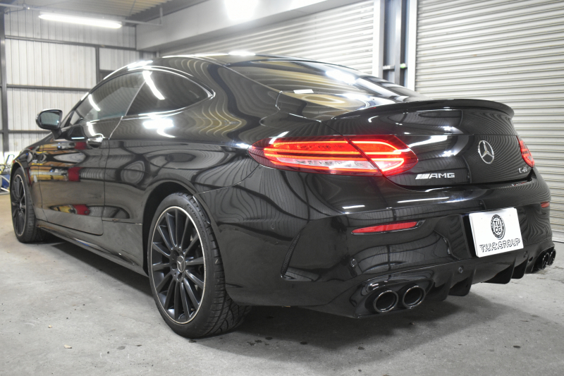 AMG Cクラス C43 4M ｸｰﾍﾟ ﾚｰﾀﾞｰｾｰﾌﾃｨP 後期 390馬力 ﾌﾞﾙﾒｽﾀｰ MEｺﾈｸﾄ ﾊﾟﾉﾗﾏｻﾝﾙｰﾌ ﾋｰﾀｰ赤革 ﾃﾞｨｽﾄﾛ BSM Lﾁｪﾝｼﾞ AMGｴｱﾛ19AW ｷｰGO PTS ﾌｯﾄﾄﾗﾝｸ  液晶ﾒｰﾀｰ 地ﾃﾞｼﾞBｶﾒ 2年保証