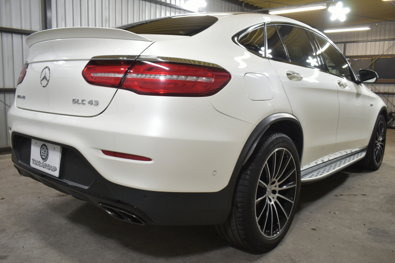 AMG GLC GLC43 4MATIC ｸｰﾍﾟ ﾚｻﾞｰｴｸｽｸﾙｰｼﾌﾞ ﾚｰﾀﾞｰｾｰﾌﾃｨP 3.0ﾀｰﾎﾞ V6 367馬力 MEｺﾈｸﾄ 9速ｺﾗﾑAT 4WD ｶﾞﾗｽｻﾝﾙｰﾌ 全席ﾋｰﾀｰ黒革 ﾃﾞｨｽﾄﾛ BSM Lｷｰﾌﾟ AMGｴｱﾛ20AW ｷｰﾚｽGO PTS ｻｲﾄﾞｽﾃｯﾌﾟ ﾌｯﾄｹﾞｰﾄ ﾌﾞﾙﾒｽﾀｰ 地ﾃﾞｼﾞﾅﾋﾞ 360ｶﾒﾗ 2年保証