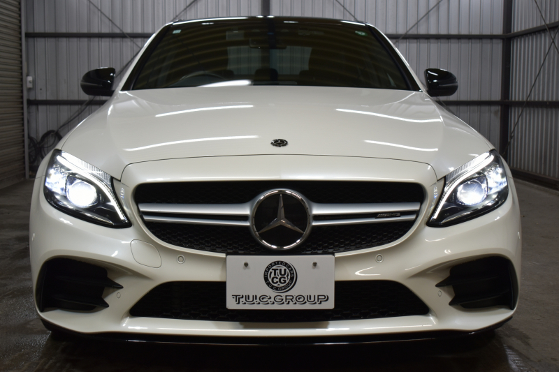 AMG Cクラス C43 4ﾏﾁｯｸ  ﾚｰﾀﾞｰｾｰﾌﾃｨP 後期型 3.0V6ﾀｰﾎﾞ 390馬力 ﾊﾟﾉﾗﾏｻﾝﾙｰﾌ ﾋｰﾀｰ黒本革 ﾃﾞｨｽﾄﾛ BSM Lﾁｪﾝｼﾞ AMGｴｱﾛ ｷｰGO ﾊﾟｰｸﾄﾛ ﾌｯﾄﾄﾗﾝｸ HUD ﾌﾞﾙﾒｽﾀｰS 液晶ﾒｰﾀｰ LEDﾍｯﾄﾞﾗｲﾄ 地ﾃﾞｼﾞﾅﾋﾞ Bｶﾒﾗ 2年保証