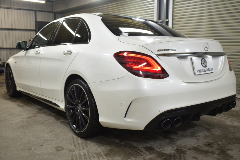 AMG Cクラス C43 4ﾏﾁｯｸ  ﾚｰﾀﾞｰｾｰﾌﾃｨP 後期型 3.0V6ﾀｰﾎﾞ 390馬力 ﾊﾟﾉﾗﾏｻﾝﾙｰﾌ ﾋｰﾀｰ黒本革 ﾃﾞｨｽﾄﾛ BSM Lﾁｪﾝｼﾞ AMGｴｱﾛ ｷｰGO ﾊﾟｰｸﾄﾛ ﾌｯﾄﾄﾗﾝｸ HUD ﾌﾞﾙﾒｽﾀｰS 液晶ﾒｰﾀｰ LEDﾍｯﾄﾞﾗｲﾄ 地ﾃﾞｼﾞﾅﾋﾞ Bｶﾒﾗ 2年保証