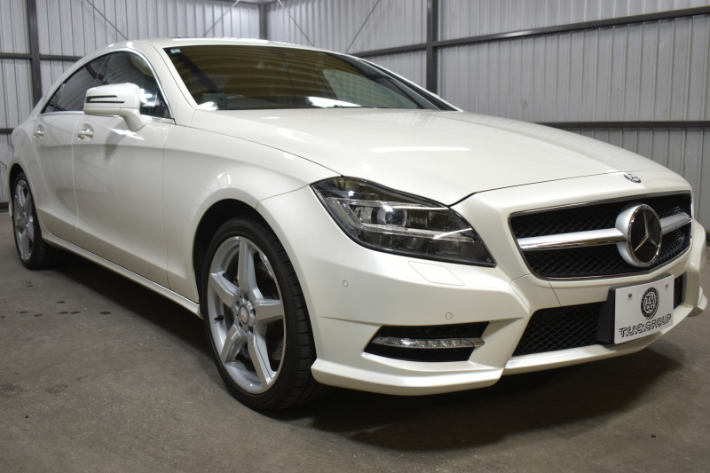 メルセデスベンツ CLS CLS350 AMGｽﾎﾟ-ﾂ ﾚｰﾀﾞｰSP 306馬力 右H ｻﾝﾙｰﾌ 全席ﾋｰﾀｰ黒革 ﾃﾞｨｽﾄﾛ ﾌﾞﾗｲﾝﾄﾞｽﾎﾟｯﾄ Lｷｰﾌﾟ AMGｴｱﾛ19AW ｷｰﾚｽGO 電動ﾄﾗﾝｸ ﾊﾟｰｸﾄﾛ LEDﾗｲﾄ 地ﾃﾞｼﾞBｶﾒﾗ 2年保証