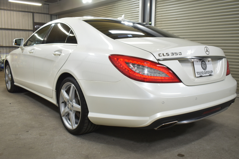 メルセデスベンツ CLS CLS350 AMGｽﾎﾟ-ﾂ ﾚｰﾀﾞｰSP 306馬力 右H ｻﾝﾙｰﾌ 全席ﾋｰﾀｰ黒革 ﾃﾞｨｽﾄﾛ ﾌﾞﾗｲﾝﾄﾞｽﾎﾟｯﾄ Lｷｰﾌﾟ AMGｴｱﾛ19AW ｷｰﾚｽGO 電動ﾄﾗﾝｸ ﾊﾟｰｸﾄﾛ LEDﾗｲﾄ 地ﾃﾞｼﾞBｶﾒﾗ 2年保証