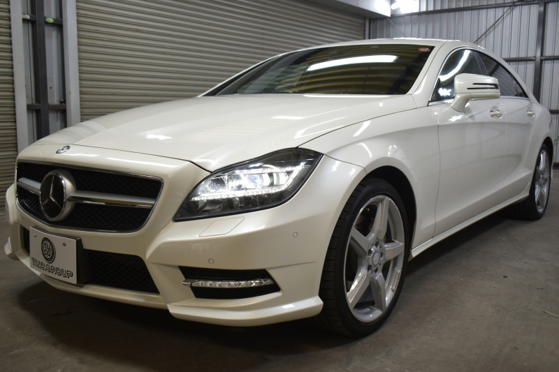 メルセデスベンツ CLS CLS350 AMGｽﾎﾟ-ﾂ ﾚｰﾀﾞｰSP 306馬力 右H ｻﾝﾙｰﾌ 全席ﾋｰﾀｰ黒革 ﾃﾞｨｽﾄﾛ ﾌﾞﾗｲﾝﾄﾞｽﾎﾟｯﾄ Lｷｰﾌﾟ AMGｴｱﾛ19AW ｷｰﾚｽGO 電動ﾄﾗﾝｸ ﾊﾟｰｸﾄﾛ LEDﾗｲﾄ 地ﾃﾞｼﾞBｶﾒﾗ 2年保証