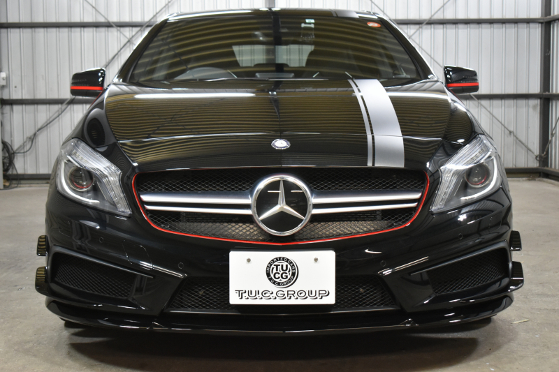 AMG Aクラス A45AMG 4M ｴﾃﾞｨｼｮﾝ1 200台限定(ｺｽﾓｽﾌﾞﾗｯｸ) 1ｵｰﾅｰ ｾｰﾌﾃｨP 専用ｴｱﾛ 専用内装 AMGﾊﾟﾌｫｰﾏﾝｽｼｰﾄ AMG19AW ACC ﾌﾞﾗｲﾝﾄﾞS CPA+ 地デジHDDﾅﾋﾞ Bｶﾒﾗ ﾊﾟｰｸﾄﾛ 2年保証