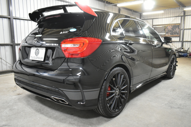 AMG Aクラス A45AMG 4M ｴﾃﾞｨｼｮﾝ1 200台限定(ｺｽﾓｽﾌﾞﾗｯｸ) 1ｵｰﾅｰ ｾｰﾌﾃｨP 専用ｴｱﾛ 専用内装 AMGﾊﾟﾌｫｰﾏﾝｽｼｰﾄ AMG19AW ACC ﾌﾞﾗｲﾝﾄﾞS CPA+ 地デジHDDﾅﾋﾞ Bｶﾒﾗ ﾊﾟｰｸﾄﾛ 2年保証
