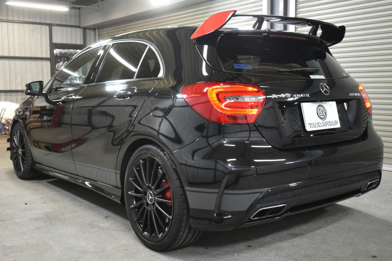 AMG Aクラス A45AMG 4M ｴﾃﾞｨｼｮﾝ1 200台限定(ｺｽﾓｽﾌﾞﾗｯｸ) 1ｵｰﾅｰ ｾｰﾌﾃｨP 専用ｴｱﾛ 専用内装 AMGﾊﾟﾌｫｰﾏﾝｽｼｰﾄ AMG19AW ACC ﾌﾞﾗｲﾝﾄﾞS CPA+ 地デジHDDﾅﾋﾞ Bｶﾒﾗ ﾊﾟｰｸﾄﾛ 2年保証