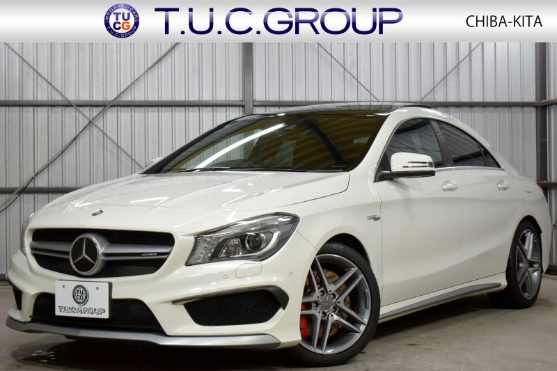 AMG CLAクラス CLA45 4ﾏﾁｯｸ ﾚｰﾀﾞｰｾｰﾌﾃｨP 高出力ｴﾝｼﾞﾝ360馬力 ﾊﾟﾉﾗﾏｻﾝﾙｰﾌ ﾋｰﾀｰ黒革 ﾃﾞｨｽﾄﾛﾆｯｸﾌﾟﾗｽ ﾌﾞﾗｲﾝﾄﾞｽﾎﾟｯﾄ AMGｴｱﾛ18AW ｷｰﾚｽGO 地ﾃﾞｼﾞ ﾊﾞｯｸｶﾒﾗ ﾊﾟｰｸﾄﾛﾆｯｸ 2年保証