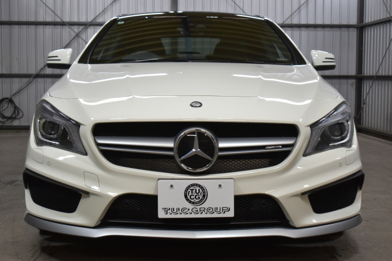 AMG CLAクラス CLA45 4ﾏﾁｯｸ ﾚｰﾀﾞｰｾｰﾌﾃｨP 高出力ｴﾝｼﾞﾝ360馬力 ﾊﾟﾉﾗﾏｻﾝﾙｰﾌ ﾋｰﾀｰ黒革 ﾃﾞｨｽﾄﾛﾆｯｸﾌﾟﾗｽ ﾌﾞﾗｲﾝﾄﾞｽﾎﾟｯﾄ AMGｴｱﾛ18AW ｷｰﾚｽGO 地ﾃﾞｼﾞ ﾊﾞｯｸｶﾒﾗ ﾊﾟｰｸﾄﾛﾆｯｸ 2年保証