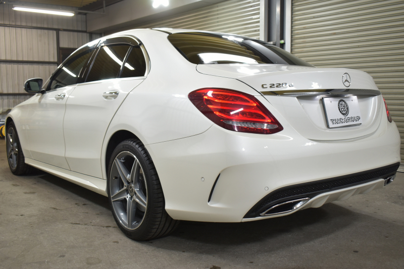 メルセデスベンツ Cクラス C220d ﾛｰﾚｳｽED ﾚｰﾀﾞｰｾｰﾌﾃｨP AMGﾗｲﾝ ﾍﾞｰｼｯｸP 特別仕様車 1ｵｰﾅｰ 革 AMGｴｱﾛ18AW ｴｱｻｽ ﾃﾞｨｽﾄﾛﾆｯｸ ﾌﾞﾗｲﾝﾄﾞｽﾎﾟｯﾄ ﾚｰﾝｷｰﾌﾟ ﾊﾟｰｷﾝｸﾞﾊﾟｲﾛｯﾄ ﾊﾟｰｸﾄﾛﾆｯｸ ｷｰﾚｽｺﾞｰ ﾅﾋﾞTV Bｶﾒﾗ 2年保証