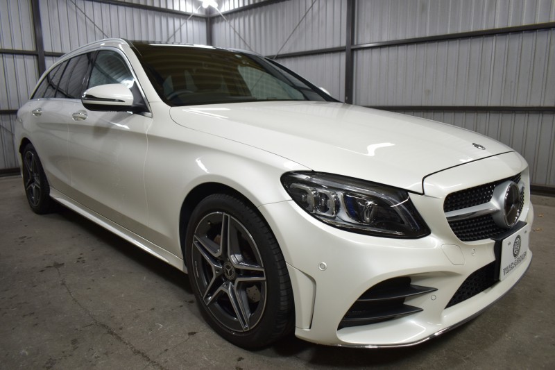 メルセデスベンツ Cクラス C200ﾜｺﾞﾝ AVG AMGﾗｲﾝ ﾊﾟﾉﾗﾏｻﾝﾙｰﾌ ﾚｰﾀﾞｰSP 後期型 ﾐｰｺﾈｸﾄ ﾃﾞｨｽﾄﾛ ﾚｰﾝﾁｪﾝｼﾞｱｼｽﾄ ﾌﾞﾗｲﾝﾄﾞS  ﾋｰﾀｰ黒革 AMGｴｱﾛ18AW ｷｰﾚｽGo PTS 電動Rｹﾞｰﾄ 地ﾃﾞｼﾞBｶﾒﾗ 2年保証