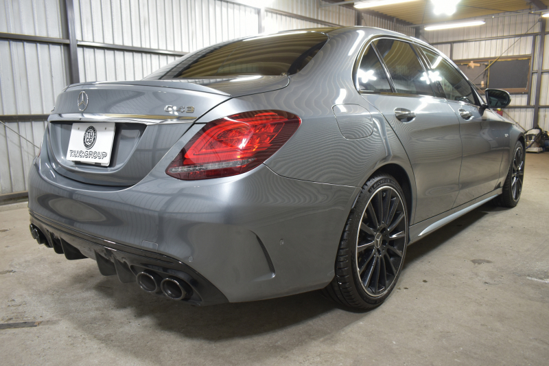 AMG Cクラス C43 4ﾏﾁｯｸ  ﾚｰﾀﾞｰｾｰﾌﾃｨP 後期型 3.0V6ﾀｰﾎﾞ 390馬力 ﾊﾟﾉﾗﾏｻﾝﾙｰﾌ ﾋｰﾀｰ黒本革 ﾃﾞｨｽﾄﾛ BSM Lﾁｪﾝｼﾞ AMGｴｱﾛ ｷｰGO ﾊﾟｰｸﾄﾛ ﾌｯﾄﾄﾗﾝｸ HUD ﾌﾞﾙﾒｽﾀｰS 液晶ﾒｰﾀｰ LEDﾍｯﾄﾞﾗｲﾄ 地ﾃﾞｼﾞﾅﾋﾞ Bｶﾒﾗ 2年保証