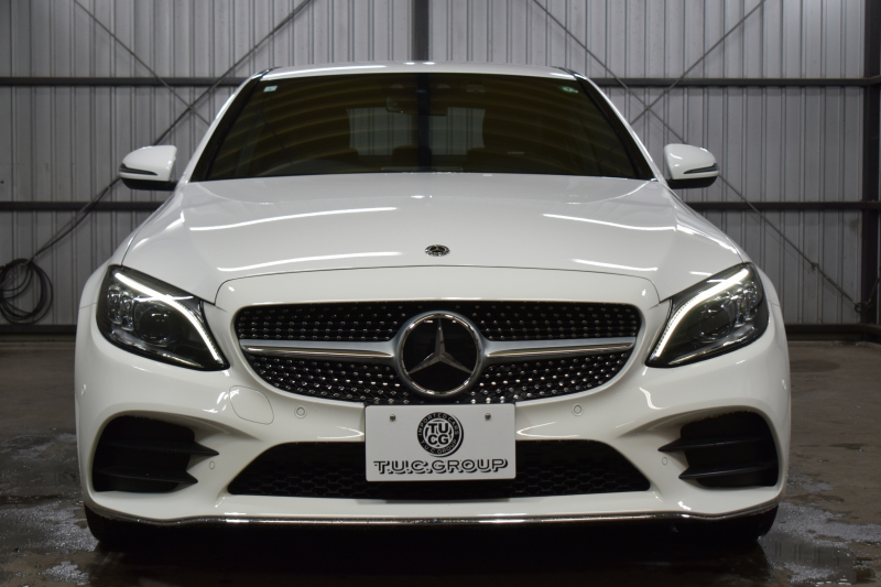 メルセデスベンツ Cクラス C220d AVG AMGﾗｲﾝ ﾚｰﾀﾞｰｾｰﾌﾃｨP 後期型  燃費18.9km  ﾋｰﾀｰ黒革 ﾃﾞｨｽﾄﾛ BSM Lﾁｪﾝｼﾞ 誤発進 AMGｴｱﾛ18AW  ｷｰﾚｽGO ﾊﾟｰｸﾄﾛ LEDﾍｯﾄﾞﾗｲﾄ ﾏﾙﾁｱﾝﾋﾞｴﾝﾄ 地ﾃﾞｼﾞﾅﾋﾞBｶﾒﾗ 2年保証