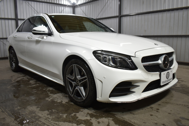 メルセデスベンツ Cクラス C220d AVG AMGﾗｲﾝ ﾚｰﾀﾞｰｾｰﾌﾃｨP 後期型  燃費18.9km  ﾋｰﾀｰ黒革 ﾃﾞｨｽﾄﾛ BSM Lﾁｪﾝｼﾞ 誤発進 AMGｴｱﾛ18AW  ｷｰﾚｽGO ﾊﾟｰｸﾄﾛ LEDﾍｯﾄﾞﾗｲﾄ ﾏﾙﾁｱﾝﾋﾞｴﾝﾄ 地ﾃﾞｼﾞﾅﾋﾞBｶﾒﾗ 2年保証