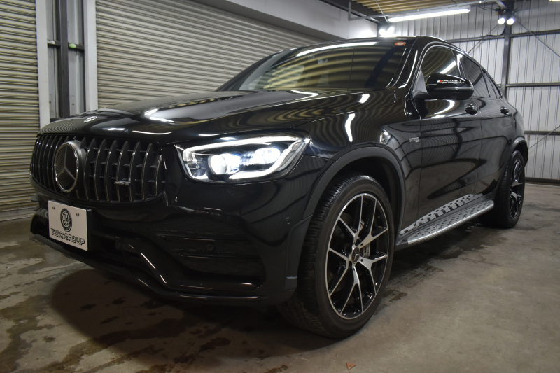 AMG GLCクーペ GLC43 4MATIC ｸｰﾍﾟ ｴｸｽｸﾙｰｼﾌﾞ ﾚｰﾀﾞｰｾｰﾌﾃｨP 後期型 390馬力V6 MEｺﾈ MBUXｼｽﾃﾑ ﾋｰﾀｰｸｰﾗｰ革 ﾃﾞｨｽﾄﾛ BSM Lﾁｪﾝｼﾞ AMGｴｱﾛ20AW ｷｰﾚｽGO PTS ｻｲﾄﾞｽﾃｯﾌﾟ HUD ﾌｯﾄｹﾞｰﾄ ﾌﾞﾙﾒｽﾀｰS 対話式ﾅﾋﾞTV 360ｶﾒ 2年保証