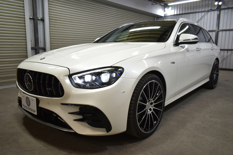 AMG Eクラス E53 4ﾏﾁｯｸ+ ﾜｺﾞﾝ ｴｸｽｸﾙｰｼﾌﾞ ﾚｰﾀﾞｰｾｰﾌﾃｨP 後期型 3.0ﾘｯﾀｰ/435馬力 4WD ﾊﾟﾉﾗﾏｻﾝﾙｰﾌ ﾋｰﾀｰｸｰﾗｰ黒革 ﾃﾞｨｽﾄﾛ BSM Lﾁｪﾝｼﾞ AMGｴｱﾛ20AW ｷｰﾚｽGO PTS ﾌﾞﾙﾒｽﾀｰ HUD 電動ｹﾞｰﾄ LEDﾍｯﾄﾞﾗｲﾄ 地ﾃﾞｼﾞﾅﾋﾞ 360ｶﾒﾗ 2年保証