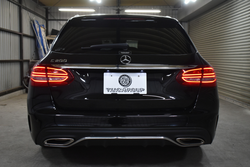 メルセデスベンツ Cクラス C200ﾜｺﾞﾝ AVG AMGﾗｲﾝ ﾚｰﾀﾞｰｾｰﾌﾃｨP 後期 AMGｴｱﾛ18AW ｴｱｻｽ 革 ﾃﾞｨｽﾄﾛﾆｯｸ ﾌﾞﾗｲﾝﾄﾞｽﾎﾟｯﾄ ﾚｰﾝｷｰﾌﾟ ﾅﾋﾞTV ﾊﾞｯｸｶﾒﾗ ｵｰﾄﾃｰﾙｹﾞｰﾄ ｷｰﾚｽｺﾞｰ 2年保証