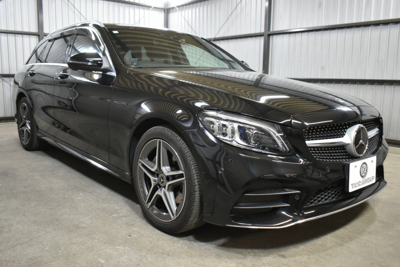 メルセデスベンツ Cクラス C200ﾜｺﾞﾝ AVG AMGﾗｲﾝ ﾚｰﾀﾞｰｾｰﾌﾃｨP 後期 AMGｴｱﾛ18AW ｴｱｻｽ 革 ﾃﾞｨｽﾄﾛﾆｯｸ ﾌﾞﾗｲﾝﾄﾞｽﾎﾟｯﾄ ﾚｰﾝｷｰﾌﾟ ﾅﾋﾞTV ﾊﾞｯｸｶﾒﾗ ｵｰﾄﾃｰﾙｹﾞｰﾄ ｷｰﾚｽｺﾞｰ 2年保証