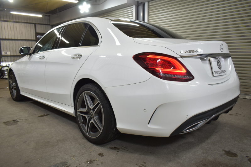 メルセデスベンツ Cクラス C220d ﾛｰﾚｳｽED ｽﾎﾟｰﾂﾌﾟﾗｽP ﾚｰﾀﾞｰｾｰﾌﾃｨP 後期 ﾋｰﾀｰ革 HUD ﾊﾞｯｸｶﾒﾗ 液晶ﾒｰﾀｰ ﾌｯﾄｹﾞｰﾄ ﾜｲﾔﾚｽC AMGｴｱﾛ18AW ﾃﾞｨｽﾄﾛ ﾌﾞﾗｲﾝﾄﾞS ﾅﾋﾞTV ｷｰﾚｽｺﾞｰ 2年保証