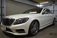 メルセデスベンツ Sクラス S400h ｴｸｽｸﾙｰｼﾌﾞ AMGﾗｲﾝ ﾗｸﾞｼﾞｭｱﾘｰP ﾚｰﾀﾞｰｾｰﾌﾃｨP 左ﾊﾝﾄﾞﾙ 中期型 V6ｴﾝｼﾞﾝ/306馬力 ﾊﾟﾉﾗﾏｻﾝﾙｰﾌ ﾋｰﾀｰ&ﾍﾞﾝﾁﾚｰﾀｰ黒革 ﾌﾞﾙﾒｽﾀｰ HUD AMGｴｱﾛ19AW ﾃﾞｨｽﾄﾛ ﾌﾞﾗｲﾝﾄﾞS ﾚｰﾝｷｰﾌﾟ HDDﾅﾋﾞTV 360ｶﾒﾗ ﾌｯﾄﾄﾗﾝｸ 2年保証