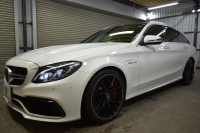 AMG Cクラス C63Sﾜｺﾞﾝ ﾚｰﾀﾞｰｾｰﾌﾃｨP V8ﾂｲﾝﾀｰﾎﾞ/510馬力 右ﾊﾝﾄﾞﾙ ﾊﾟﾉﾗﾏｻﾝﾙｰﾌ 専用19AW AMGﾊﾟﾌｫｰﾏﾝｽ/赤黒革ｼｰﾄ/ｽﾃｱﾘﾝｸﾞ/ｴｸﾞｿﾞｰｽﾄ ﾌﾞﾙﾒｽﾀｰ HUD ｴｱﾊﾞﾗﾝｽP ﾃﾞｨｽﾄﾛﾆｯｸ ﾌﾞﾗｲﾝﾄﾞS ﾚｰﾝｷｰﾌﾟ ﾅﾋﾞTV Bｶﾒﾗ ﾌｯﾄｹﾞｰﾄ ｷｰGO 2年保証