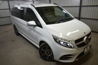 メルセデスベンツ Vクラス V220d ｱﾊﾞﾝｷﾞｬﾙﾄﾞﾛﾝｸﾞ AMGﾗｲﾝ ﾚｰﾀﾞｰP  ﾊﾟﾉﾗﾏｻﾝﾙｰﾌ  ﾌﾞﾙﾒｽﾀｰS ﾋｰﾀｰ黒革 ﾃﾞｨｽﾄﾛ BSM Lｷｰﾌﾟ AMGｴｱﾛ19AW 両側電動ｽﾗｲﾄﾞ 電動Rｹﾞｰﾄ 地ﾃﾞｼﾞ360ｶﾒﾗ 2年保証