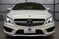 AMG CLAクラス CLA45 4ﾏﾁｯｸ ﾚｰﾀﾞｰｾｰﾌﾃｨP 高出力ｴﾝｼﾞﾝ360馬力 ﾊﾟﾉﾗﾏｻﾝﾙｰﾌ ﾋｰﾀｰ黒革 ﾃﾞｨｽﾄﾛﾆｯｸﾌﾟﾗｽ ﾌﾞﾗｲﾝﾄﾞｽﾎﾟｯﾄ AMGｴｱﾛ18AW ｷｰﾚｽGO 地ﾃﾞｼﾞ ﾊﾞｯｸｶﾒﾗ ﾊﾟｰｸﾄﾛﾆｯｸ 2年保証